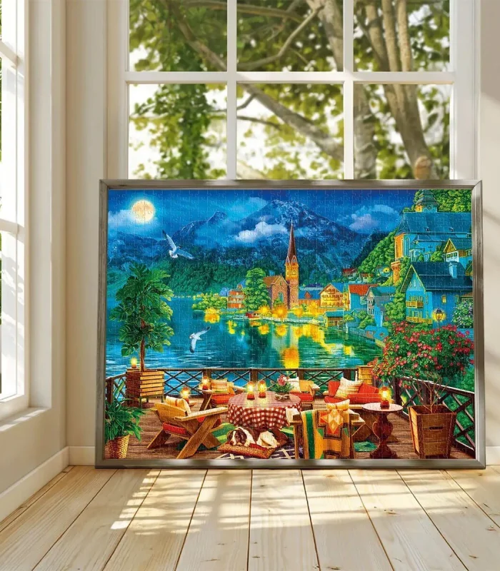 20821 PUZZLE 1000 Evening by the Lake in Hallstatt