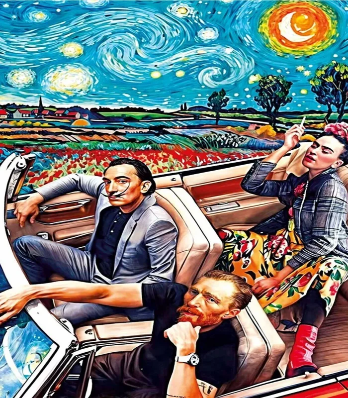 20823 PUZZLE 1000 Starry Night of Art