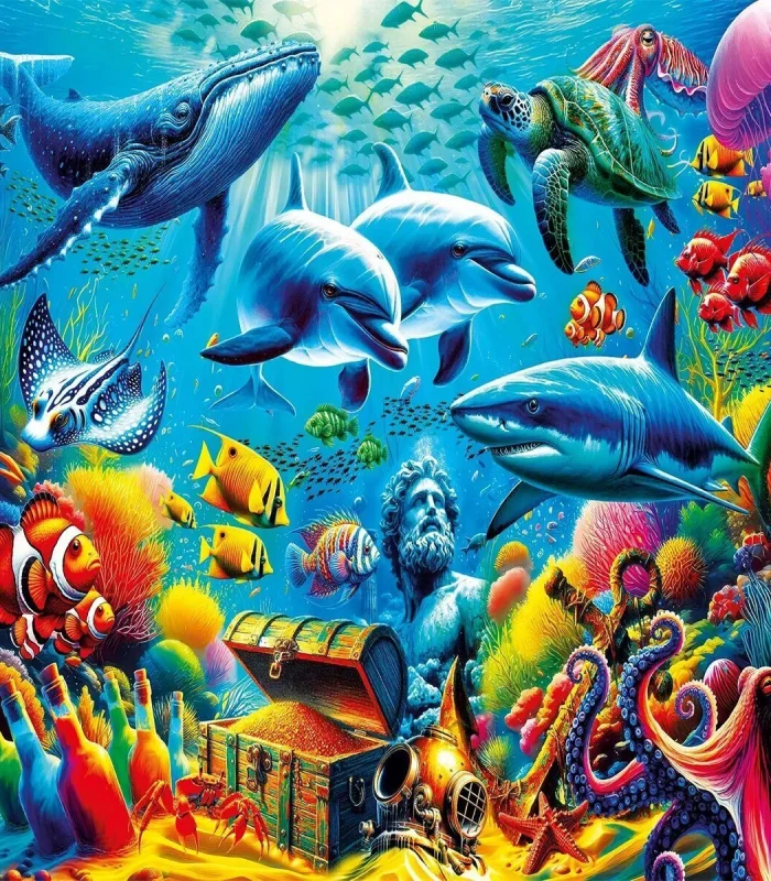 20825 PUZZLE 1000 Treasure Under the Sea
