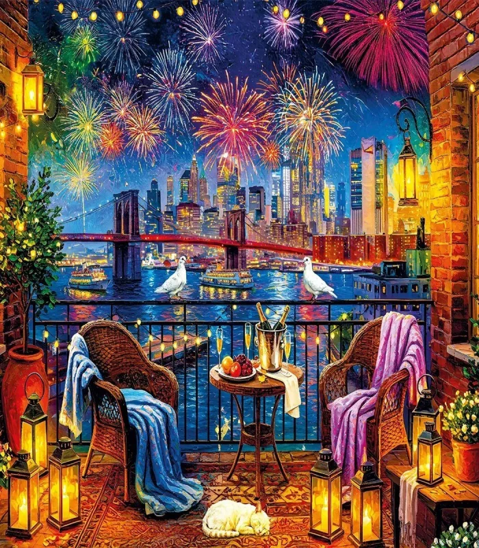 20837 PUZZLE 1000 A Festival in Brooklyn