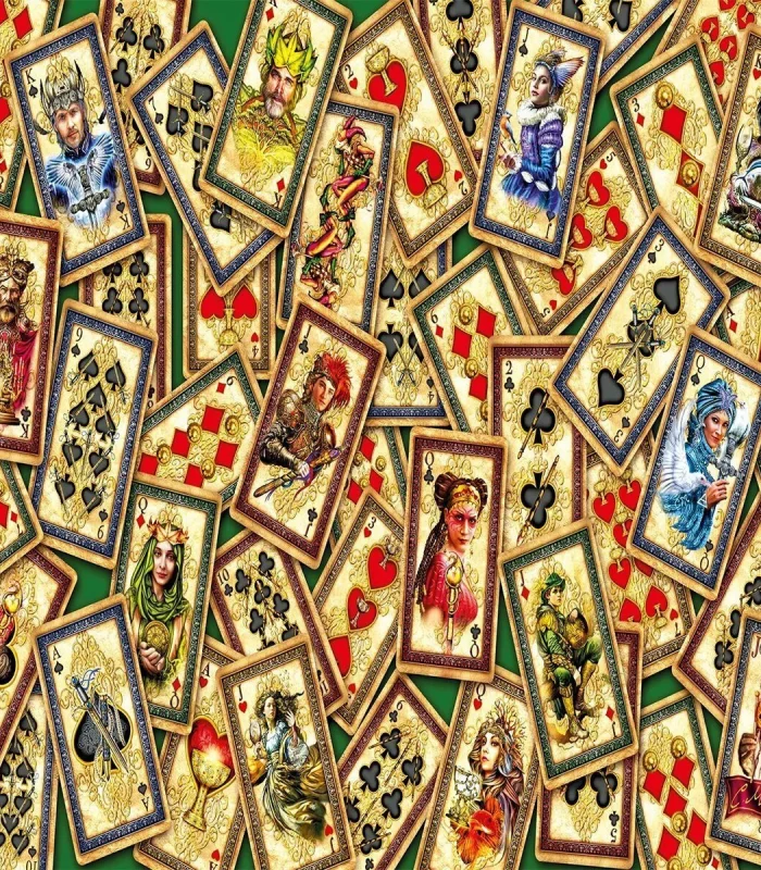 20845  PUZZLE 1000 Fantasy Playing Cards