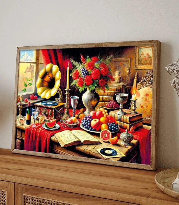 20846 PUZZLE 1000 Silent Melody on a Baroque Table