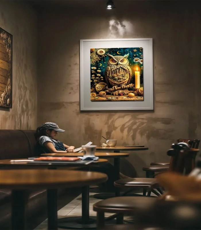 20849 PUZZLE 1000 The Silent Town Watched by the Owl