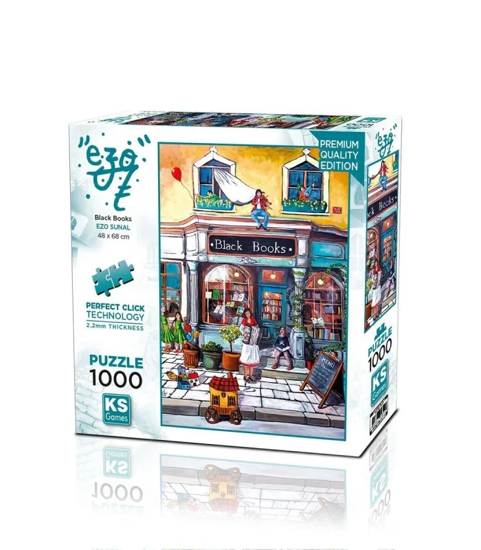 20852 PUZZLE 1000 BLACK BOOKS