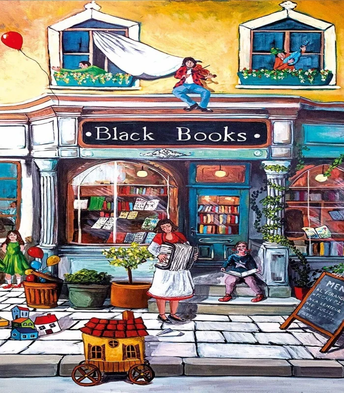 20852 PUZZLE 1000 BLACK BOOKS