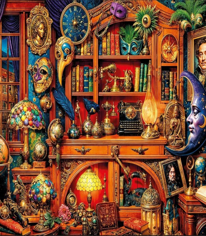 20853 PUZZLE 1000 ENCHANTED COLLERTORS ROOM