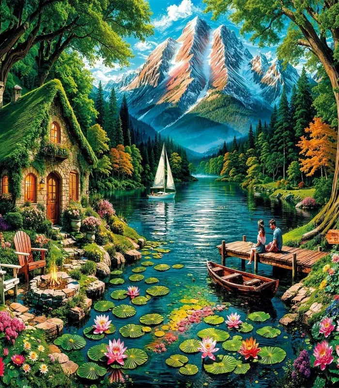 20856 PUZZLE 1000 Reflections of Peace