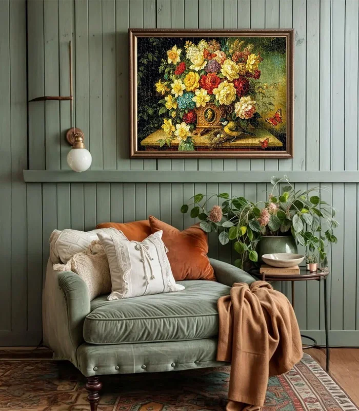 20857 PUZZLE 1000 Flowers and Wings