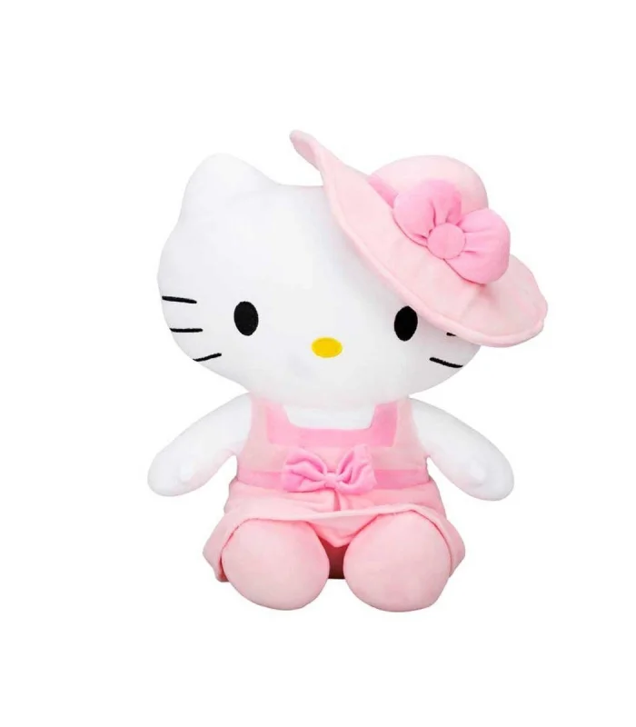 2089 SUN-JHN-SK-PELUŞ H KITTY ELBİSELİ ŞAPKALI 36 CM HKTY MOR