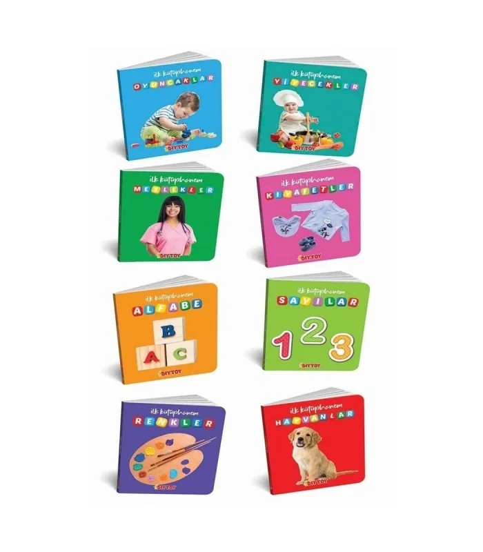 2090 Dıytoy, İlk Kütüphanem-İlk Sözcükler 8Li Mini Kitap Seti
