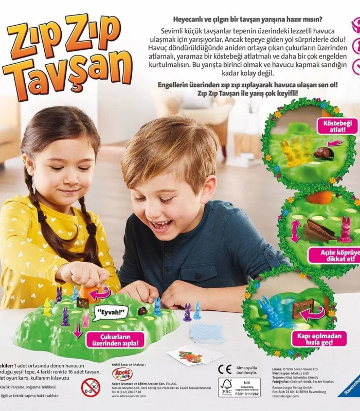 209767 Ravensburger - Zıp Zıp Tavşan +4 yaş
