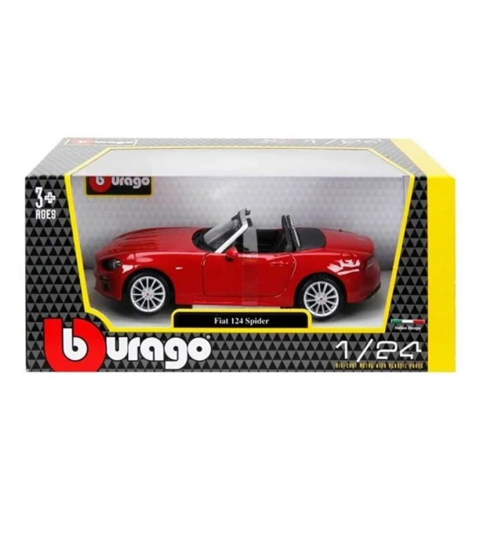 21083 Burago 1:24 Fiat 124 Spider Model Araba