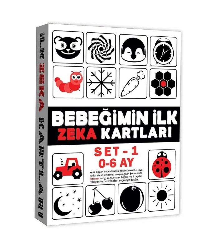 2199 EĞİTİCİ KARTLAR 0-6 AY ZEKA KARTLARI