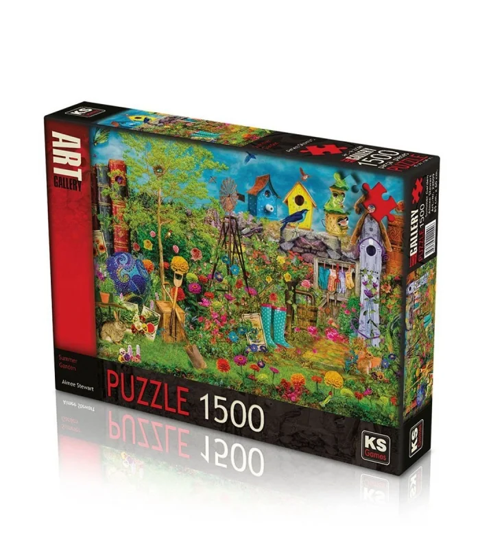 22009 Yaz Bahçesi Aimee Stewart 1500 Parça Art Gallery Puzzle -KS Puzzle