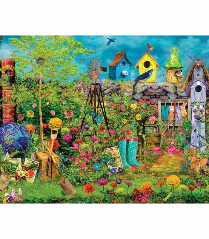 22009 Yaz Bahçesi Aimee Stewart 1500 Parça Art Gallery Puzzle -KS Puzzle