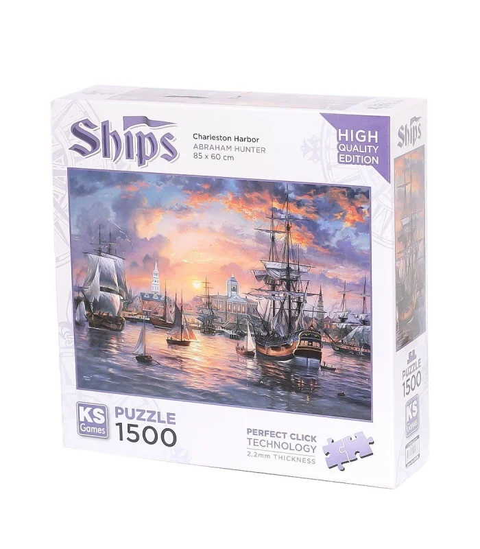 22026 Charleston Harbor 1500 Parça -Ks Puzzle