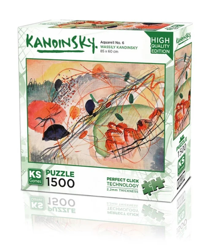 22031 Aquarell No:6 1500 Parça Puzzle -KS