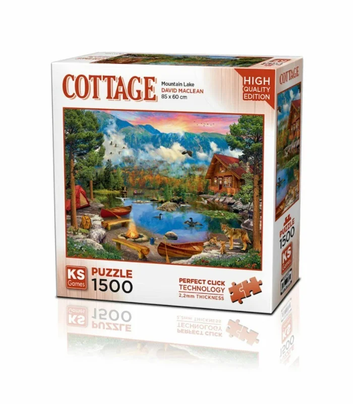22036 Mountain Lake 1500 Parça Puzzle -KS