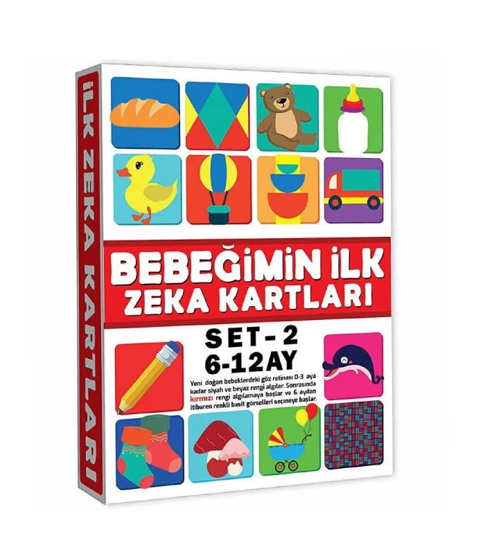 2205 EĞİTİCİ KARTLAR 6-12 AY ZEKA KARTLARI