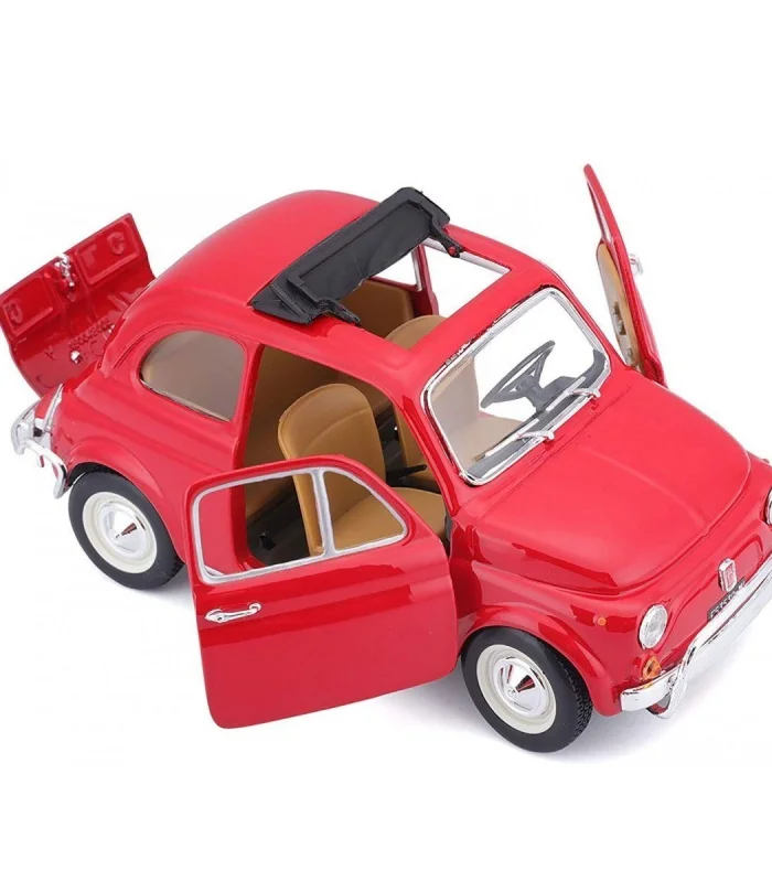 22099 Burago Fiat 500L 168 Kırmızı 1:24 -Sunman