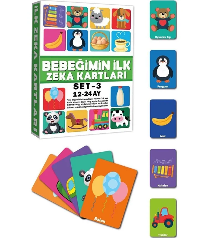 2212 EĞİTİCİ KARTLAR 12-24 AY ZEKA KARTLARI