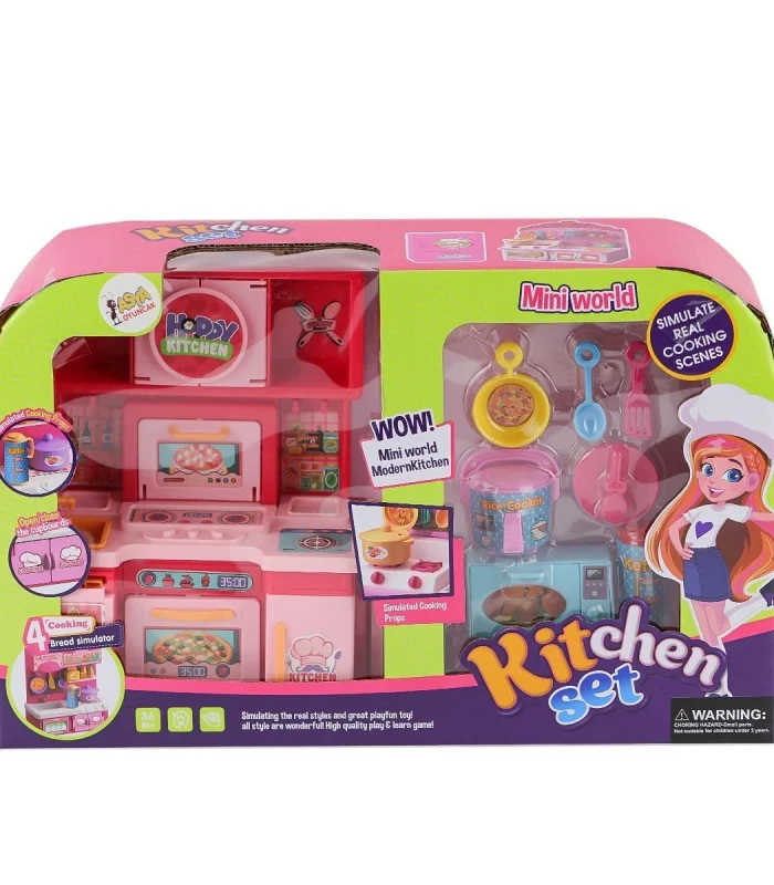 22282-YQL132-3 Mutfak Oyun Seti -Asya Oyuncak