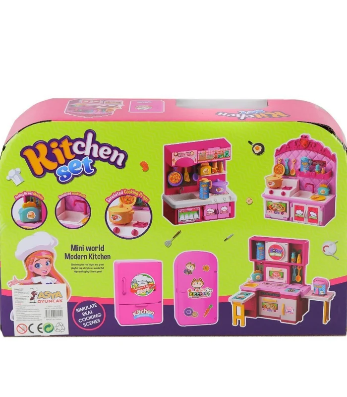 22282-YQL132-3 Mutfak Oyun Seti -Asya Oyuncak