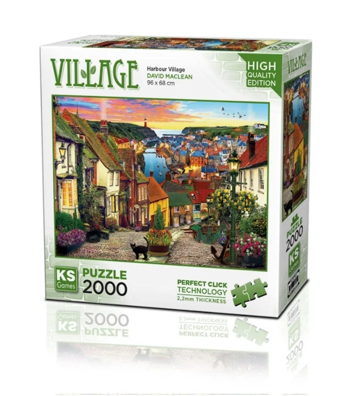 22525 Harbour Village 2000 Parça Puzzle -KS Puzzle