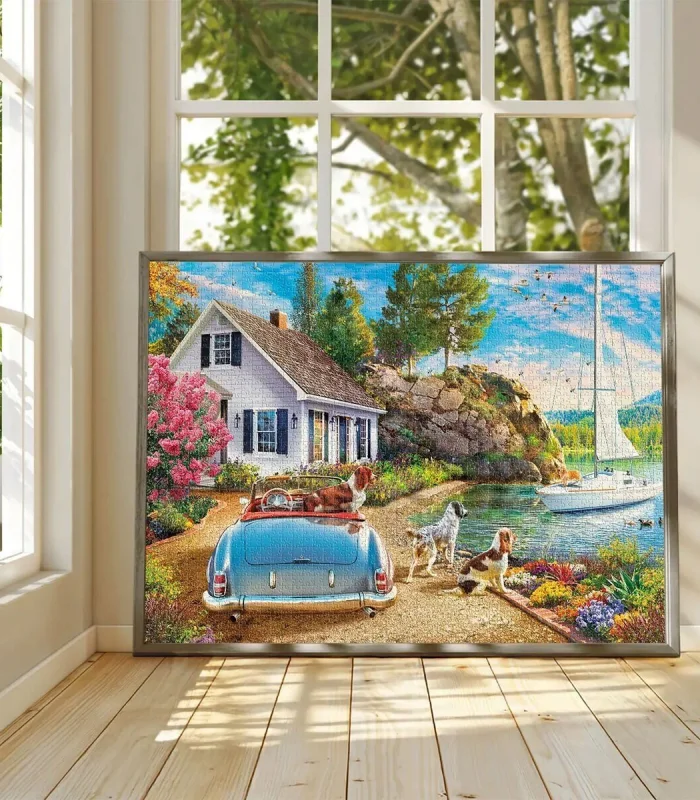 22537 PUZZLE 2000 Dog On The Boat