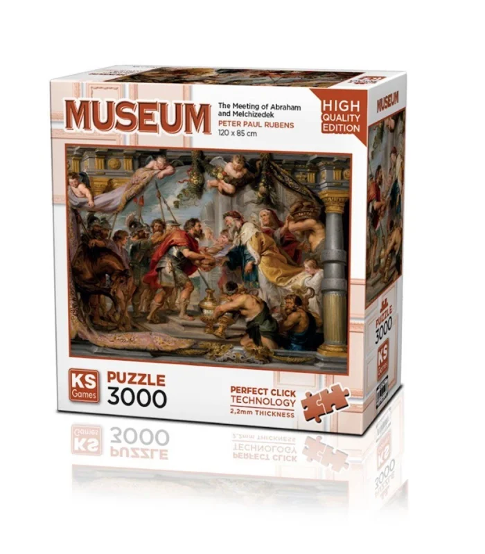 23018 The Meeting Of Abraham And Melchizedek 3000 Parça -KS Puzzle