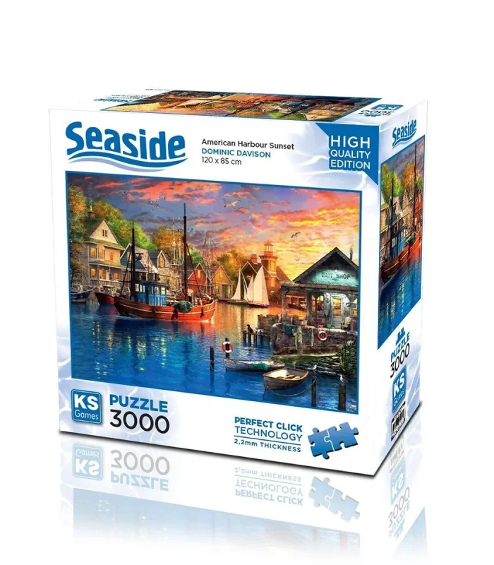 23023 PUZZLE 3000 American Harbour Sunset
