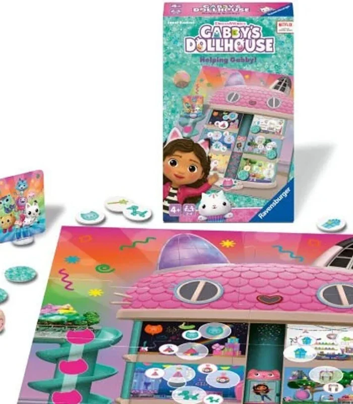 248100 Ravensburger - Gabbys Dollhouse - Seyahat Boy Kutu Oyunu