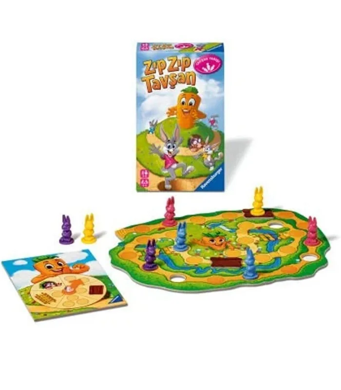 248810 Ravensburger - ZıpZıp Tavşan - Seyahat Boy Kutu Oyunu