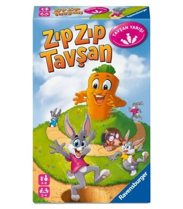 248810 Ravensburger - ZıpZıp Tavşan - Seyahat Boy Kutu Oyunu