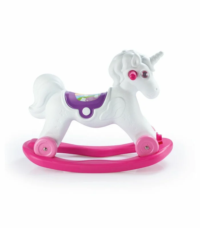 2509 Tekerlekli Unicorn Sallanan At -Dolu