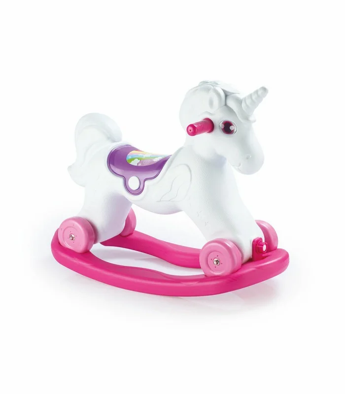2509 Tekerlekli Unicorn Sallanan At -Dolu