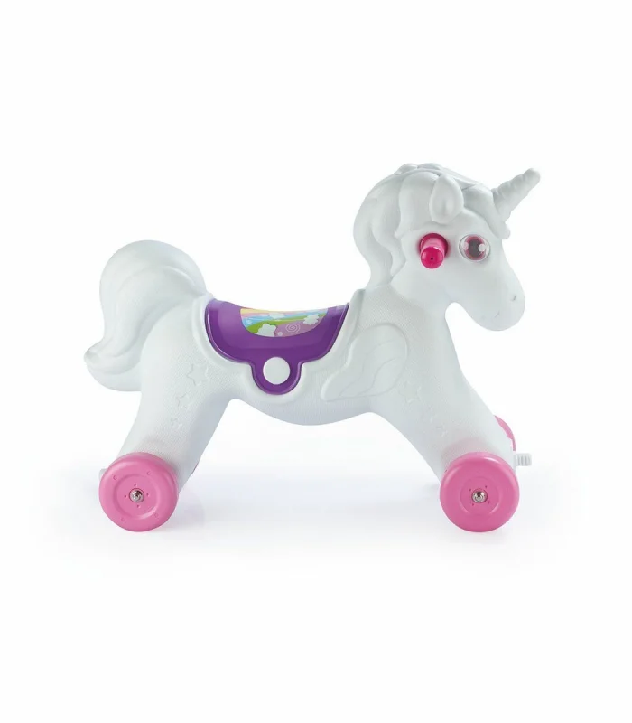 2509 Tekerlekli Unicorn Sallanan At -Dolu