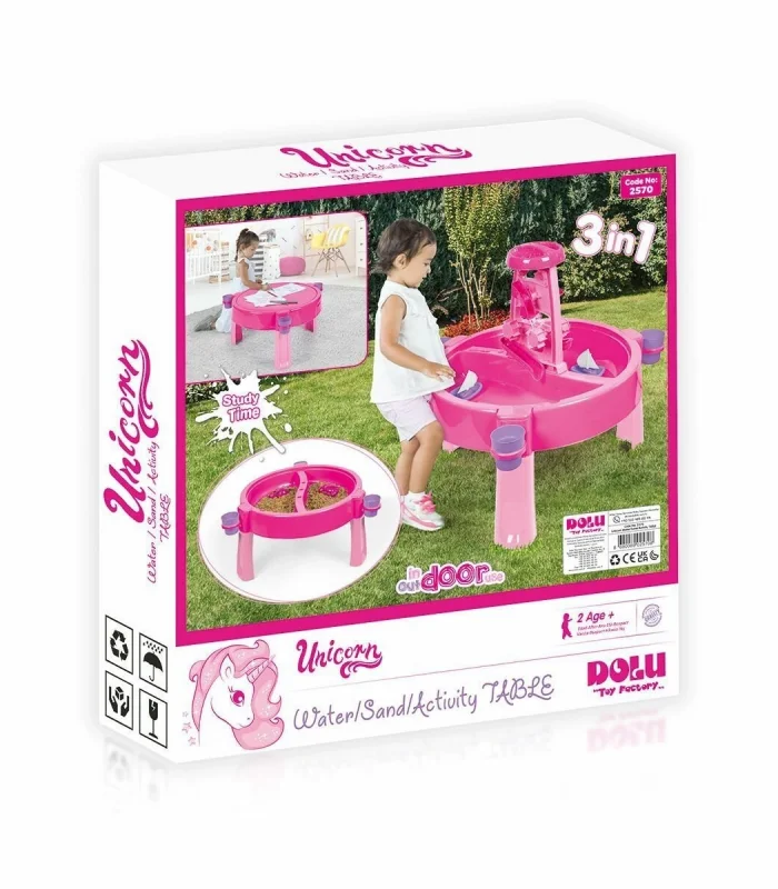2570 Unicorn Su ve Kum Aktivite Masası -Dolu