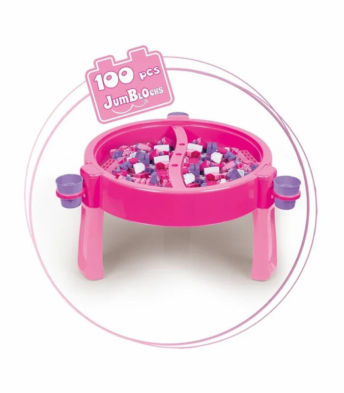 2572 UNICORN 100 PCS BLOKLU AKTIVITE MASASI MONTAJ