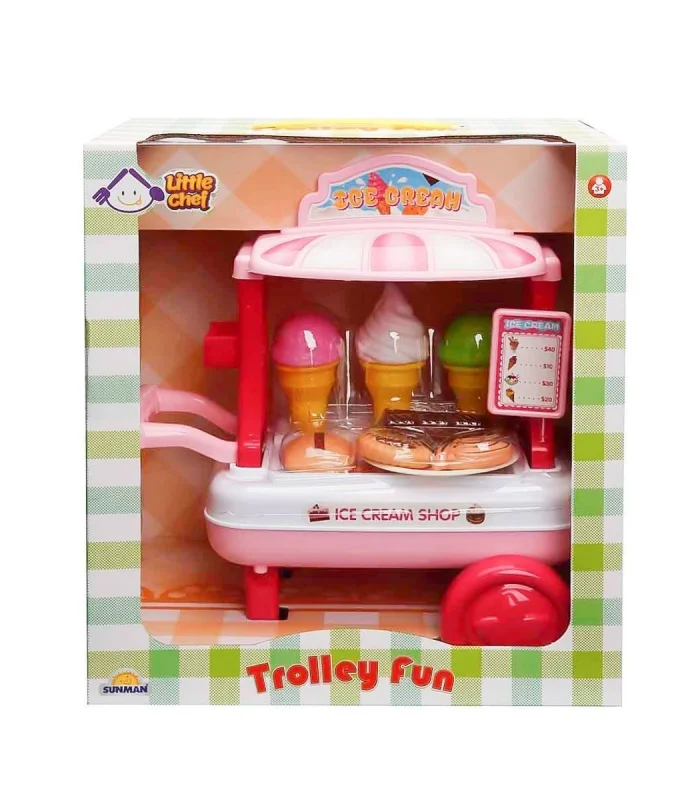 2573 Little Chef Dondurma Arabası Oyun Seti -Sunman