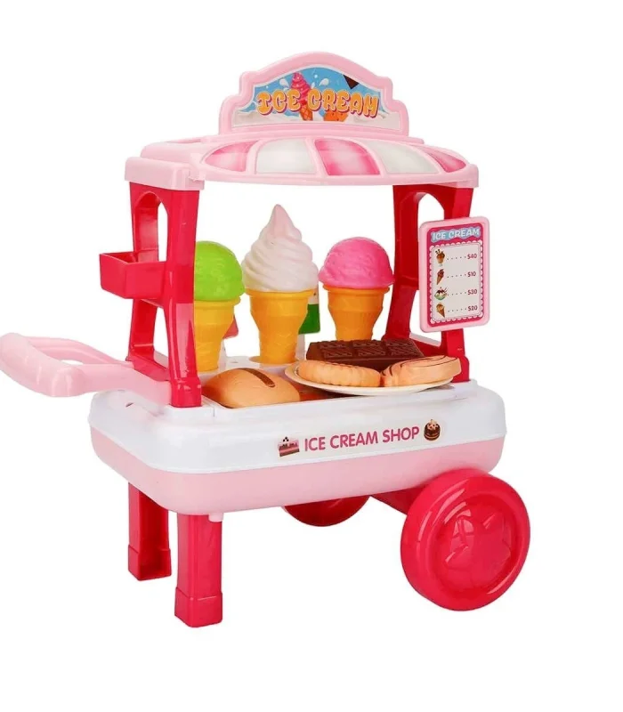 2573 Little Chef Dondurma Arabası Oyun Seti -Sunman