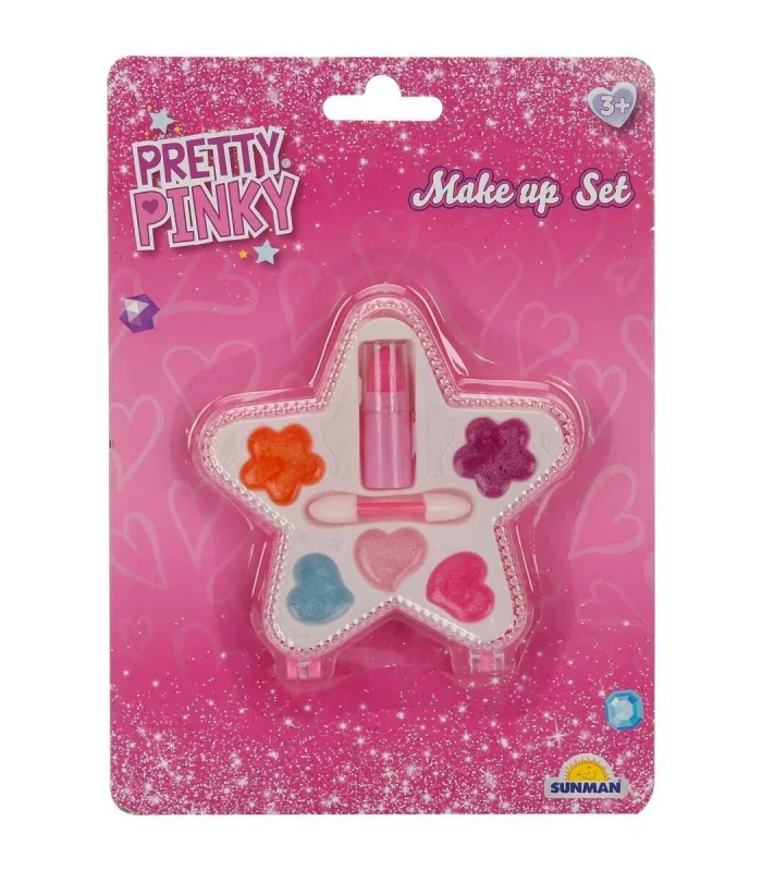 2594 SUN-Makyaj Seti Sürülebilir - Yıldız/Çiçek/Kalp Şekilli