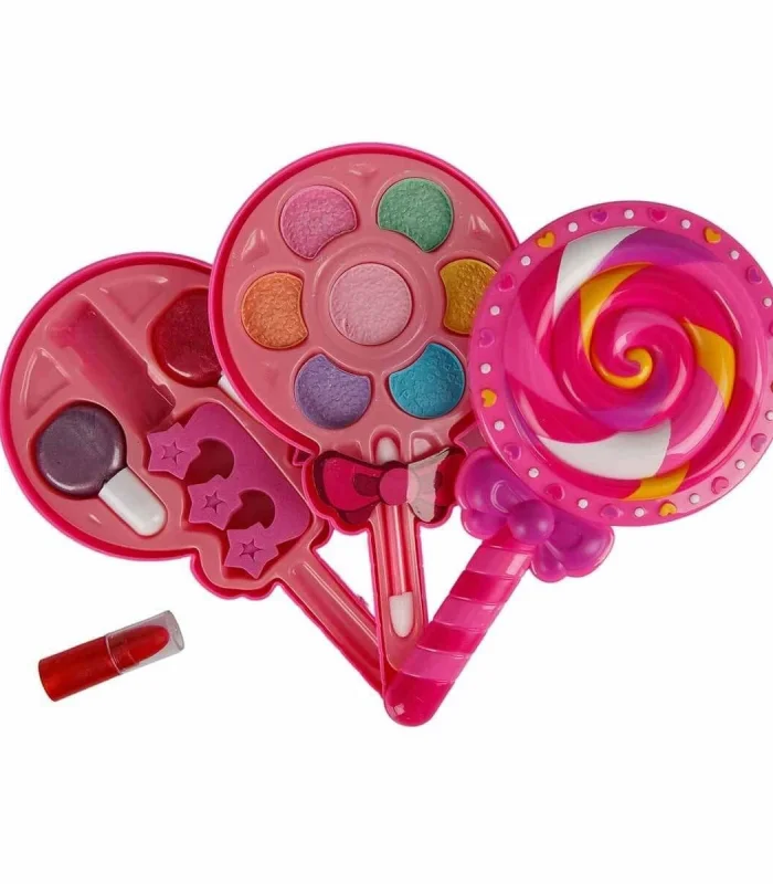 2598 Lolipop Şekilli 2 Katlı Makyaj Güzellik Seti