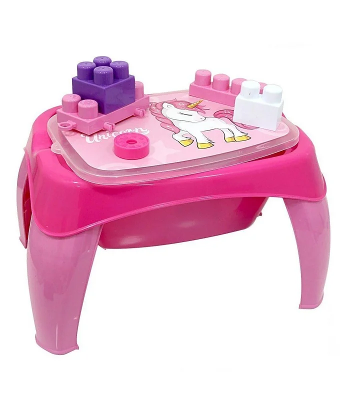 2598 UNICORN AKTIVITE OYUN MASASI 30PCS MEGA BLOK