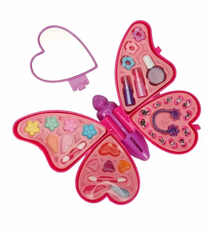 2603 Kelebek Şekilli 4 Katmanlı Makyaj Güzellik Seti -Sunman