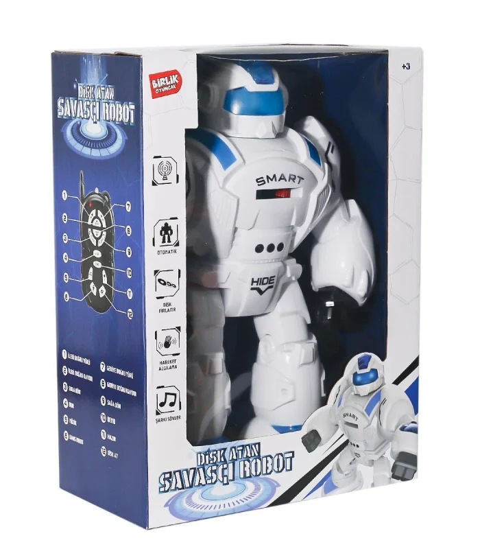 27115 Kumandalı Disk Atan Süper Robot -Birliktoys