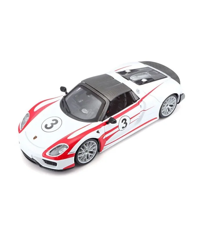 28009 Burago Porsche 918 Spyder 1:24 Model Araba -Sunman