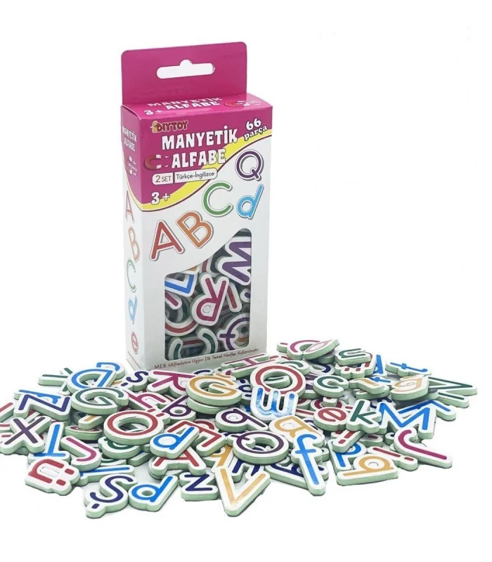 2866 MANYETİK TÜRKÇE-İNGİLİZCE  ALFABE