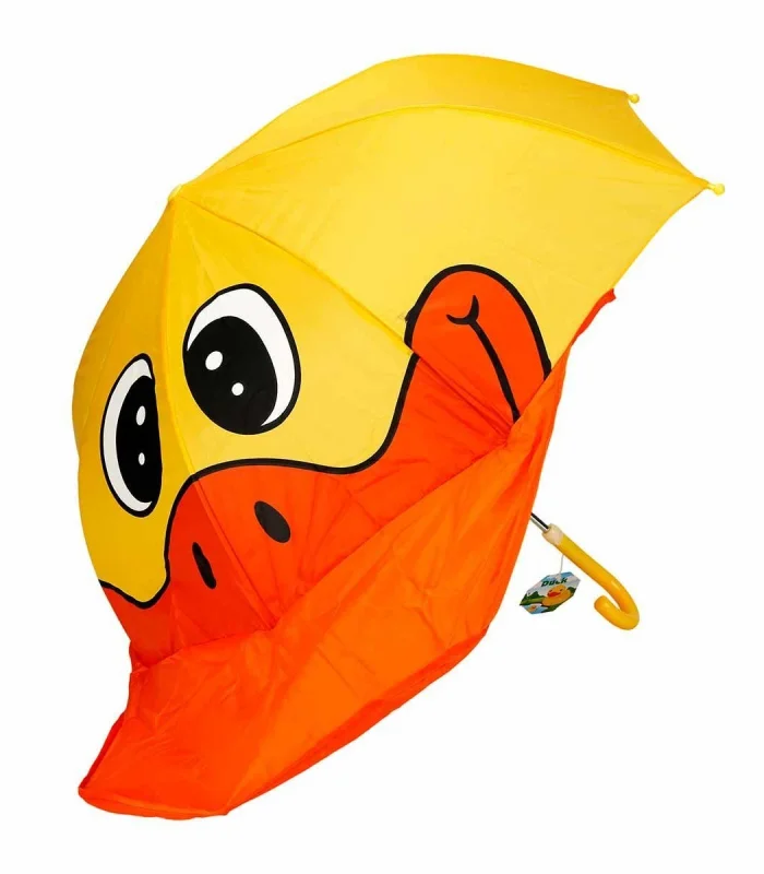 2986 Ördek Şekilli Çocuk Şemsiyesi 45 cm -Sunman