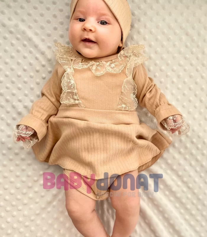 3-12 Ay FİSTO ETEKLİ BADİ Krem